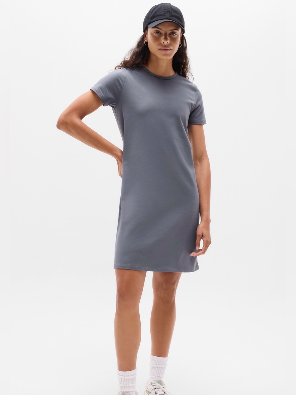 Athleta Essential Tee Dress
Size: XS
Color: Slate